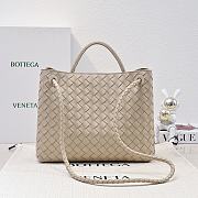 Okify Bottega Veneta Medium Andiamo Bag In Beige 32x24x12cm - 3