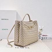 Okify Bottega Veneta Medium Andiamo Bag In Beige 32x24x12cm - 2