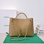 Okify Bottega Veneta Medium Andiamo Bag In Light Brown 32x24x12cm - 4