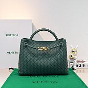 Okify Bottega Veneta Medium Andiamo Bag In Dark Green 32x24x12cm - 1