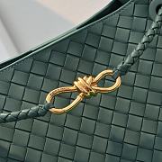 Okify Bottega Veneta Medium Andiamo Bag In Dark Green 32x24x12cm - 4