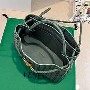 Okify Bottega Veneta Medium Andiamo Bag In Dark Green 32x24x12cm - 2
