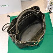 Okify Bottega Veneta Medium Andiamo Bag In Dark Olive Green 32x24x12cm - 3