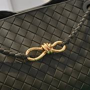 Okify Bottega Veneta Medium Andiamo Bag In Dark Olive Green 32x24x12cm - 2