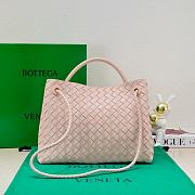 Okify Bottega Veneta Medium Andiamo Bag In Light Pink 32x24x12cm - 2