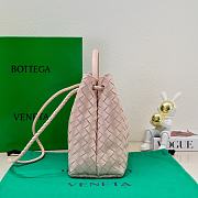 Okify Bottega Veneta Medium Andiamo Bag In Light Pink 32x24x12cm - 3