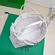 Okify Bottega Veneta Medium Andiamo Bag In White 32x24x12cm - 2