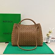 Okify Bottega Veneta Medium Andiamo Bag In Brown 32x24x12cm - 3