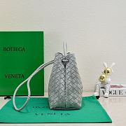 Okify Bottega Veneta Medium Andiamo Bag In Light Gray 32x24x12cm - 6