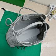 Okify Bottega Veneta Medium Andiamo Bag In Light Gray 32x24x12cm - 3