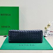 Okify Bottega Veneta Medium Andiamo Bag In Dark Blue 32x24x12cm - 6