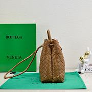 Okify Bottega Veneta Medium Andiamo Bag In Brown Caramel 32x24x12cm - 5