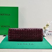 Okify Bottega Veneta Medium Andiamo Bag In Dark Red 32x24x12cm - 3