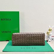 Okify Bottega Veneta Medium Andiamo Bag In Dark Brown 32x24x12cm - 6