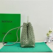 Okify Bottega Veneta Medium Andiamo Bag In Light Green 32x24x12cm - 5