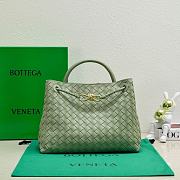 Okify Bottega Veneta Medium Andiamo Bag In Light Green 32x24x12cm - 1