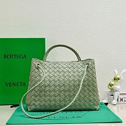 Okify Bottega Veneta Medium Andiamo Bag In Light Green 32x24x12cm - 2