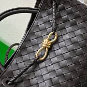 Okify Bottega Veneta Medium Andiamo Bag In Darker Brown 32x24x12cm - 2