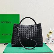 Okify Bottega Veneta Medium Andiamo Bag In Black 32x24x12cm - 3