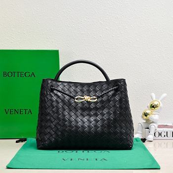 Okify Bottega Veneta Medium Andiamo Bag In Black 32x24x12cm