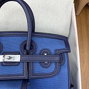 Okify Hermes Birkin Cargo Bag 25cm In Dark Blue - 5
