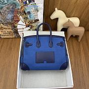 Okify Hermes Birkin Cargo Bag 25cm In Dark Blue - 4