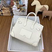 Okify Hermes Birkin Cargo Bag 25cm In White - 2