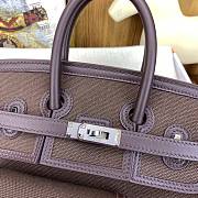 Okify Hermes Birkin Cargo Bag 25cm In Dark Brown - 6