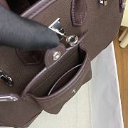 Okify Hermes Birkin Cargo Bag 25cm In Dark Brown - 3
