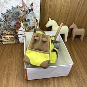 Okify Hermes Birkin Cargo Bag 25cm In Yellow And Brown - 5