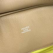 Okify Hermes Birkin Cargo Bag 25cm In Yellow And Brown - 6