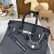 Okify Hermes Birkin Rock 25cm In Black - 4