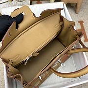 Okify Hermes In And Out Swift Bag In Brown 25cm - 3