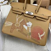 Okify Hermes In And Out Swift Bag In Brown 25cm - 6