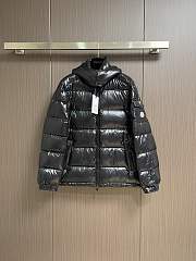 Okify Moncler Maya Black Hooded Down Jacket  - 1