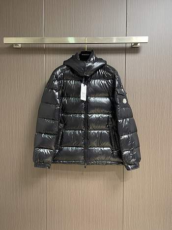Okify Moncler Maya Black Hooded Down Jacket 
