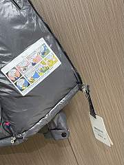 Okify Moncler Montbeliard Gray Hooded Down Jacket - 2