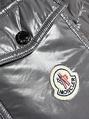 Okify Moncler Montbeliard Gray Hooded Down Jacket - 4