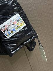 Okify Moncler Montbeliard Black Hooded Down Jacket - 6