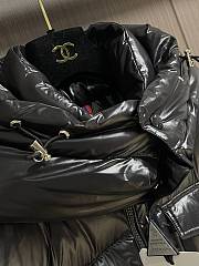 Okify Moncler Montbeliard Black Hooded Down Jacket - 4