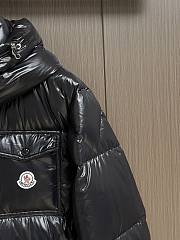 Okify Moncler Montbeliard Black Hooded Down Jacket - 3
