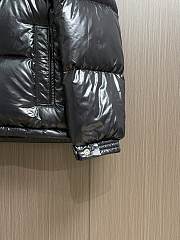 Okify Moncler Montbeliard Black Hooded Down Jacket - 2