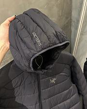 Okify Arc'teryx Black Hoody Rib Down Jacket - 3