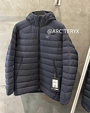 Okify Arc'teryx Black Hoody Rib Down Jacket - 1