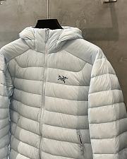 Okify Arc'teryx Light Blue Hoody Rib Down Jacket - 4