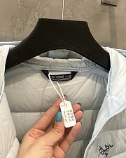 Okify Arc'teryx Light Blue Hoody Rib Down Jacket - 2