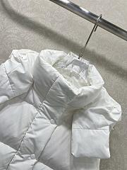 Okify Alo White Padded Vest Jacket With Detachable Hood - 6