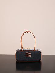 Okify MiuMiu Beau Small Denim Bag 28x11.5x8cm - 1