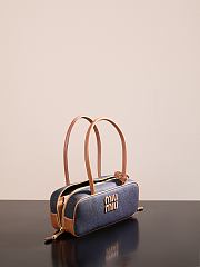 Okify MiuMiu Beau Small Denim Bag 28x11.5x8cm - 4