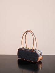 Okify MiuMiu Beau Small Denim Bag 28x11.5x8cm - 2